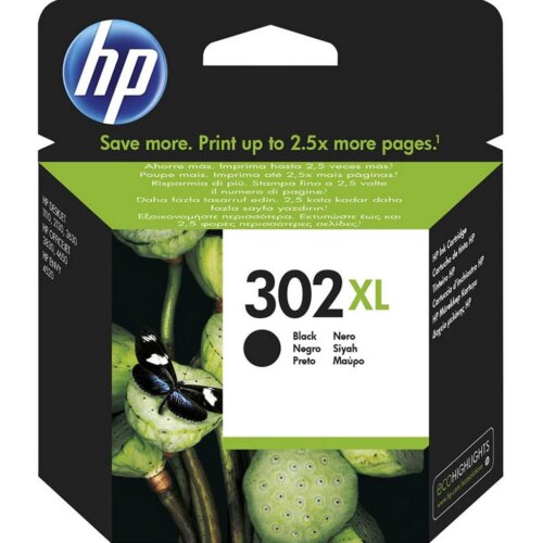 Hp Μελάνι No 302XL Μαύρο