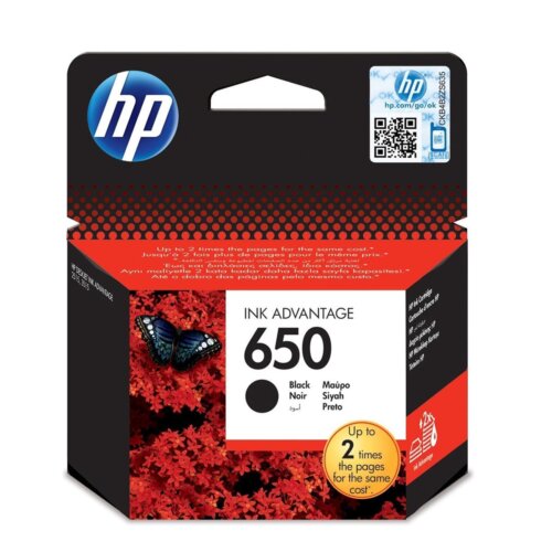 Hp Μελάνι 650 Μαύρο