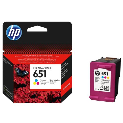 Hp Μελάνι 651 Έγχρωμο