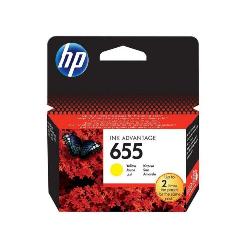 Hp Μελάνι No 655 Κίτρινο