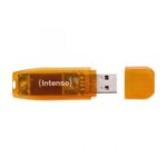 USB Stick Intenso 64GB 2.0 Rainbow Line Orange - Image 2