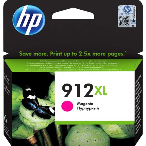 Γνήσιο Hp Inkjet 912XL Ματζέντα 3YL82AE
