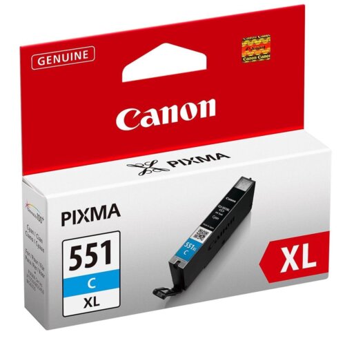 Γνήσιο Canon Inkjet CL-551XL HC Κυανό