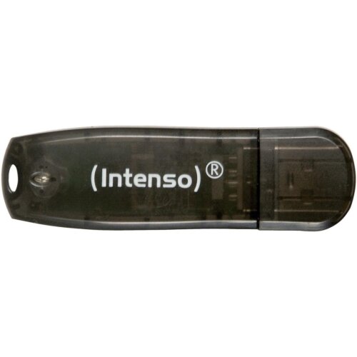 Στικάκι Intenso 16GB 2.0 Rainbow Line Μαύρο