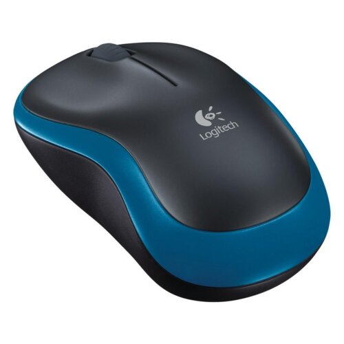 Ποντίκι Logitech Ασύρματο M185 Μπλε Mini