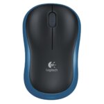 Logitech Mouse Wireless M185 Blue - Image 2