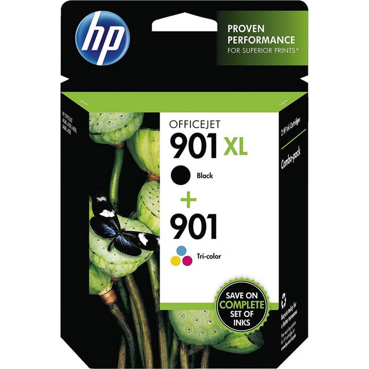 Ink HP No 901XL Black and 901 Color Combo Pack