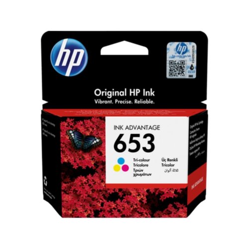 Hp Μελάνι No 653 Έγχρωμο