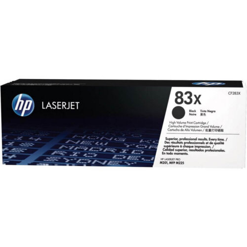 Toner Laser HP 83X CF283X LJ M201 Black 2.2K
