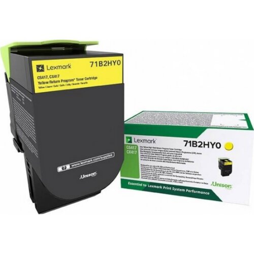 Toner Laser Lexmark 71B2HY0 High Yield Yellow