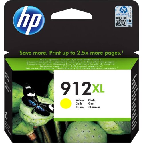 Γνήσιο Hp Μελάνι 912XL 3YL83AE Κίτρινο