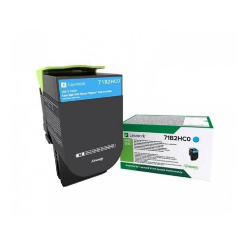 Toner Laser Lexmark 71B2HC0 High Yield Cyan