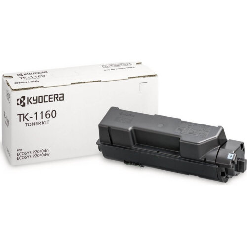 Toner Laser Kyocera TK-1160 Black - 7.2K Pgs