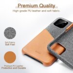 Iphone 11 PRO Max ESR Metro Wallet case gray brown - Image 2