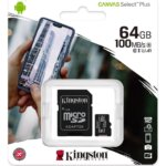 Kingston Micro SDHC 64GB Canvas Select Plus Class 10 + adapter - Image 2