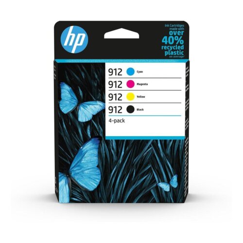 Γνήσιο Hp Σετ Μελανιών 912 ( 4 χρώματα )