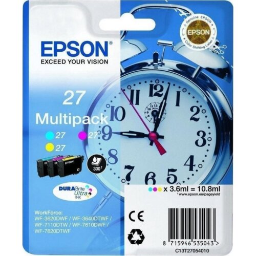 Σετ Μελανιών Epson No 27 - 3 χρώματα