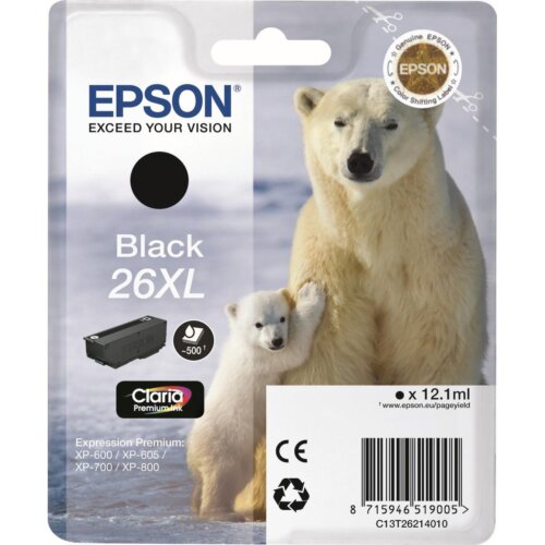 Epson Μελάνι 26XL Μαύρο