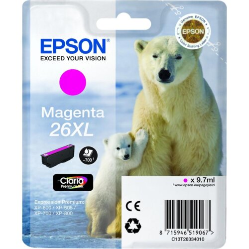 Epson Μελάνι 26XL Ματζέντα