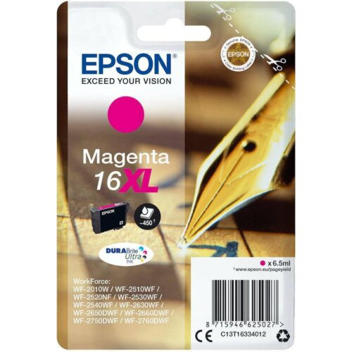 Μελάνι Epson 16XL Ματζέντα