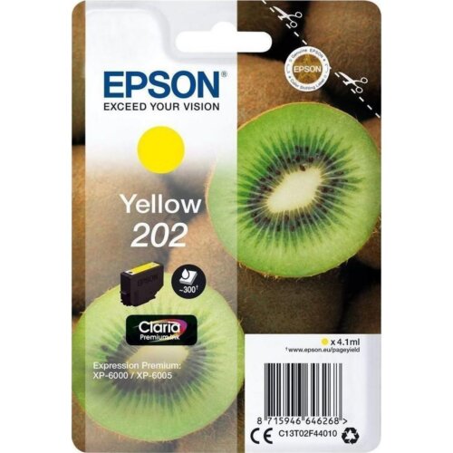 Epson Μελάνι No 202 Κίτρινο