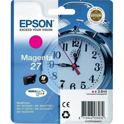Epson Μελάνι No 27 Ματζέντα