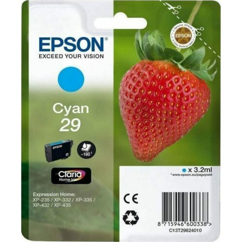 Epson Μελάνι No 29 Κυανό