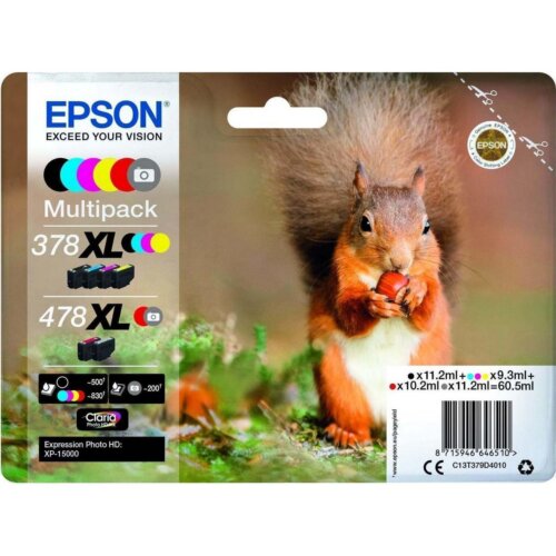Γνήσιο Epson Σετ Μελανιών 378XL / 478XL