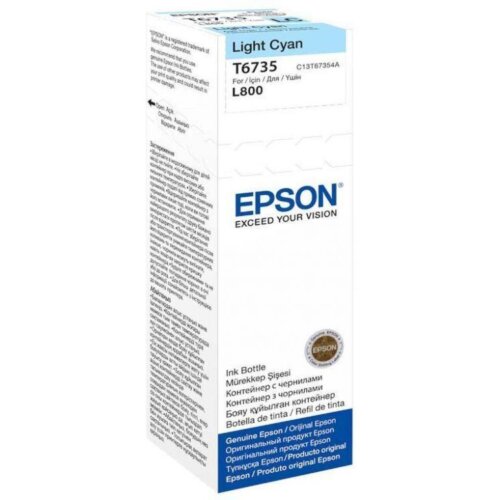Γνήσιο Epson Μελάνι No 673 Ανοιχτό Κυανό 70ml