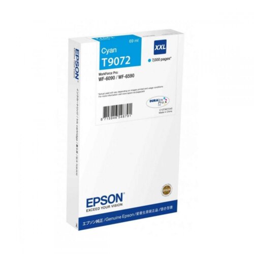 Epson Μελάνι T9072 Κυανό