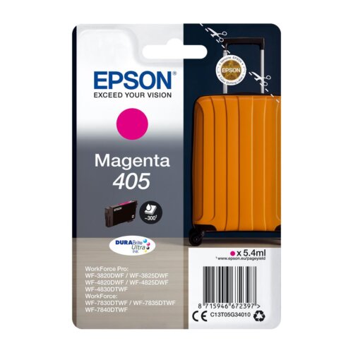 Γνήσιο Μελάνι Epson 405 Ματζέντα 5.4 ml