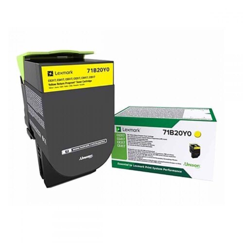 Lexmark Toner 71B20Y0 Κίτρινο
