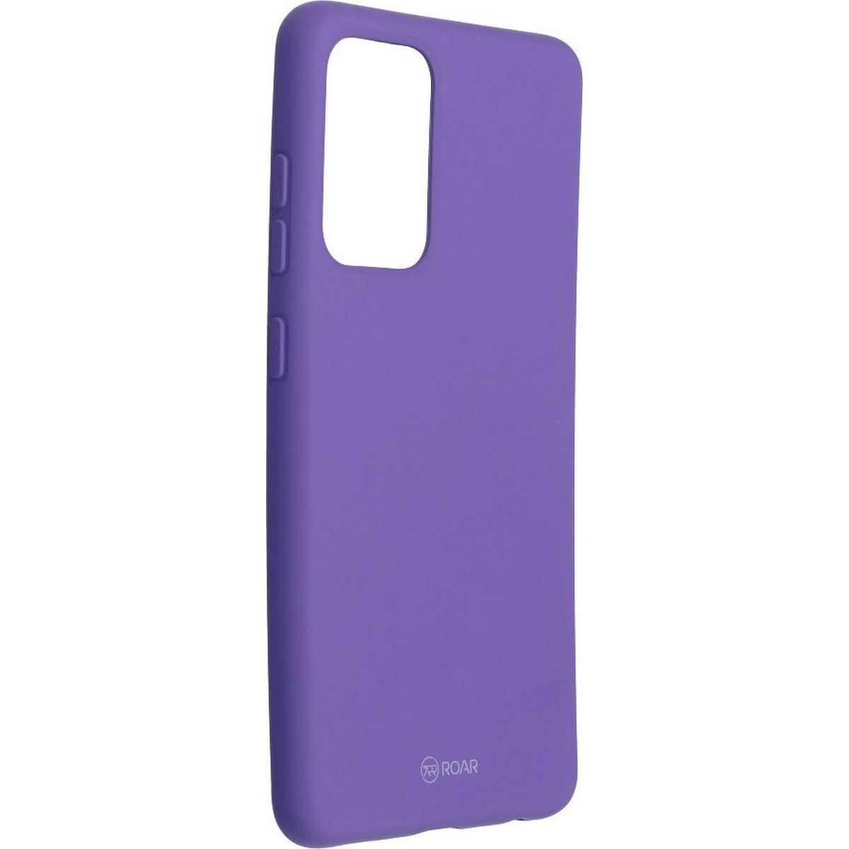 Θήκη Σιλικόνης για Samsung Galaxy A52 5G/4G Μωβ