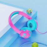 HOCO Headphones For Childrens W31 Rose-Red - Image 4