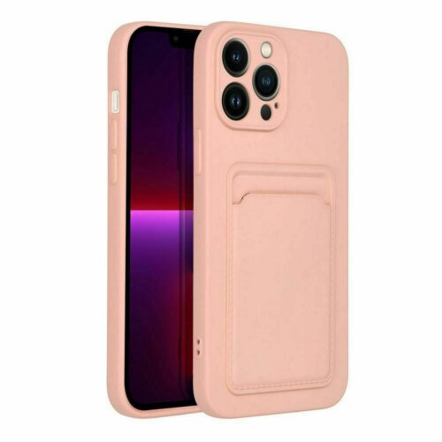 Θήκη για IPhone 13 Pro Max με τσέπη Ροζ