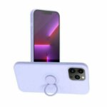 Forcell Silicone Ring Case for Iphone 13 Pro Max Violet - Image 2