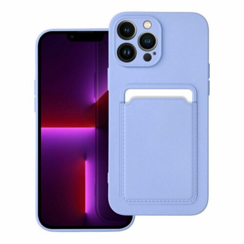 Θήκη για IPhone 13 Pro Max με τσέπη Βιολετί