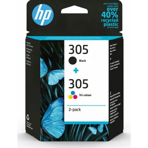 Μελάνι HP 305 Μαύρο & Έγχρωμο