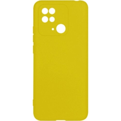 Θήκη Σιλικόνης Xiaomi Redmi 10C 4G Μουσταρδί