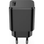 Setty Φορτιστής Χωρίς Καλώδιο με Θύρα USB-A Μαύρος (GSM106084) - Image 3