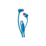 JBL T110, InEar Universal Headphones 1-button Mic-Remote (Blue) - Image 2