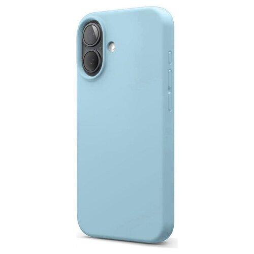 Θήκη Σιλικόνης για Iphone 16 Γαλάζια