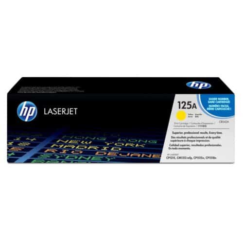 Toner Laser 125A CB542A HP Color CP1215 Yellow