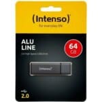 USB Stick Intenso 64GB 2.0 Alu Line Antracite - Image 3