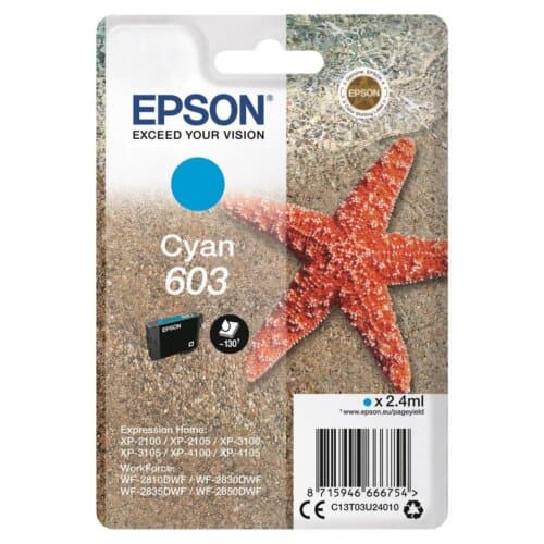 Epson Μελάνι No 603 Κυανό