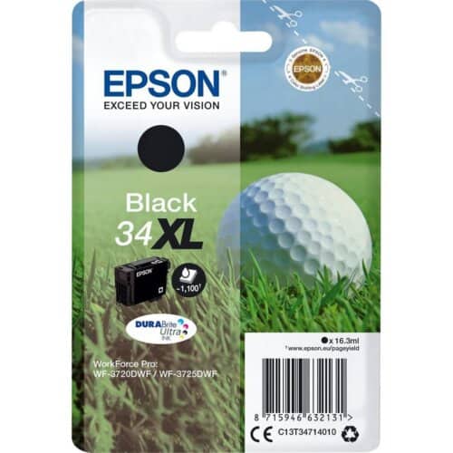 Epson Μελάνι No 34XL Μαύρο