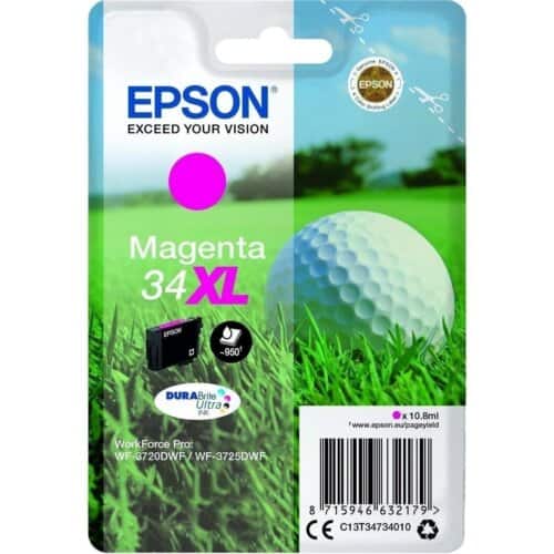 Epson Μελάνι No 34XL Ματζέντα