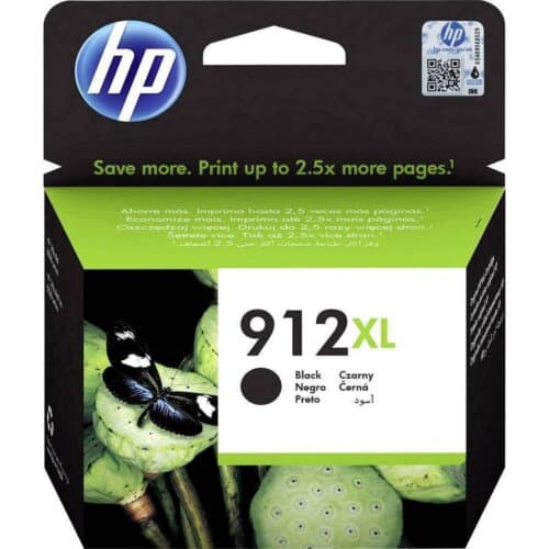 Γνήσιο Hp Inkjet 912XL Μαύρο 800 σελίδες