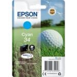 Epson Μελάνι No 34 Κυανό T346240