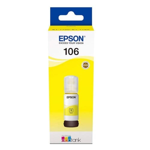 Epson Μελάνι No 106 Κίτρινο
